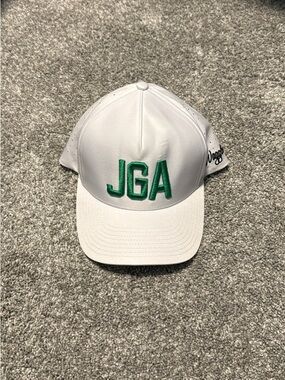 Waggle Golf Cap with Green JGA Embroidery